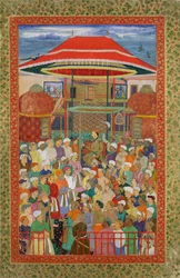 The Court Welcoming Emperor Jahangir